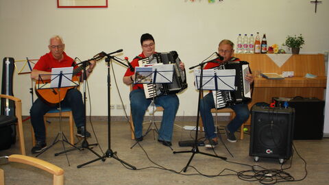Ensemble „Musica Varia“ des Fischbachtaler Musikvereins e.V. im Alten- und Pflegeheim St. Josef in Darmstadt