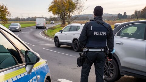 Kontrolle der Polizei Kontrolle der Polizei